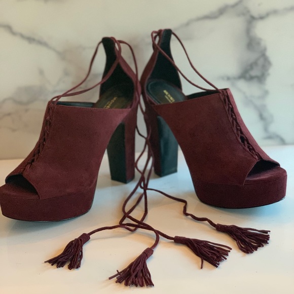 Michael Kors Collection Suede Platform shoes - Picture 3 of 8